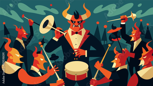 With horns blaring and drums pounding the brass section set the stage for the rest of the orchestra to join in. The composition was a perfect blend of.