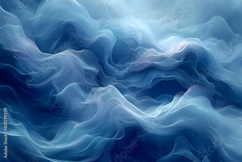Calm Waves of Abstract Artistry