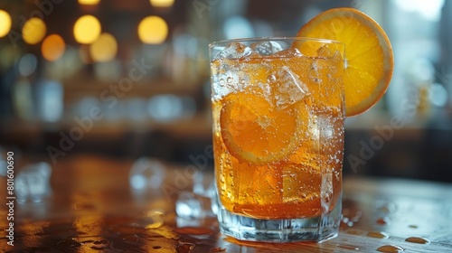 Close Up of a Drink on a Table