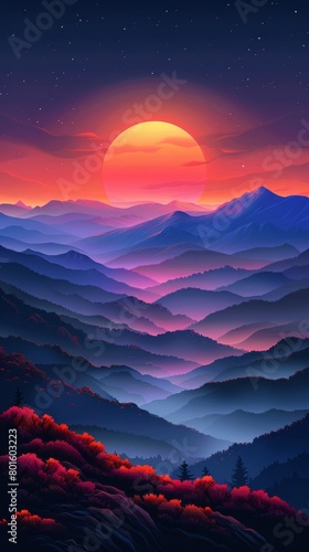 Sunset Reflecting on Water