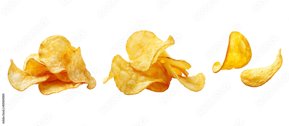 image potato chips with transparent background image potato chips with transparent background