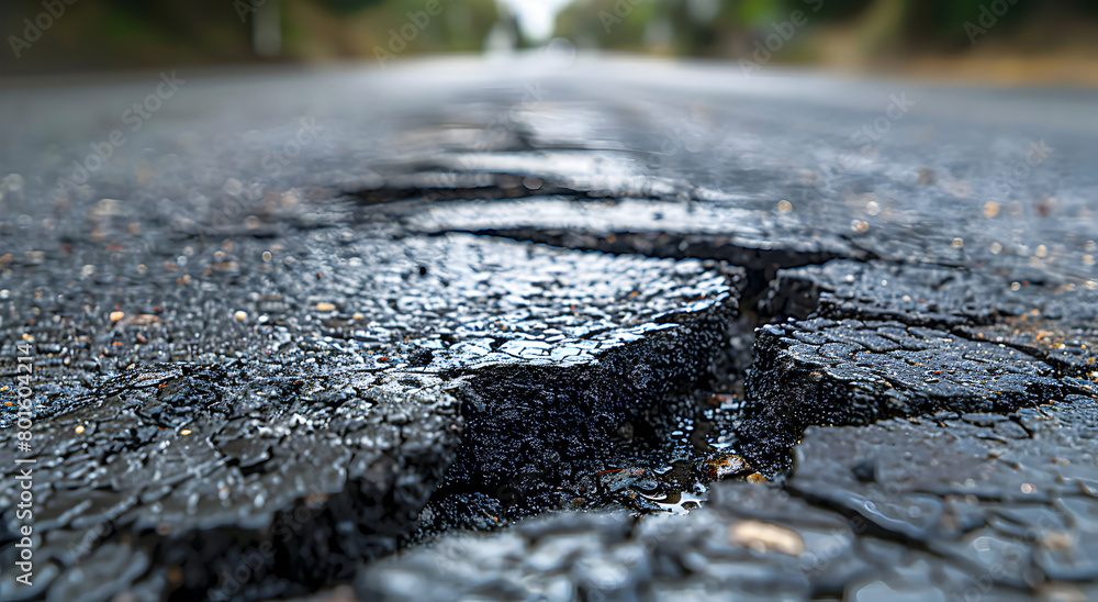 Texture of asphalt road with cracks. Texture of asphalt road with cracks.