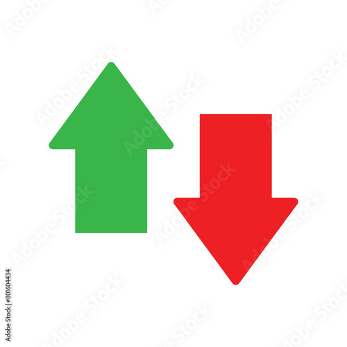 Free Download web arrow up and down sign. flat style design. Up and down arrows icon vector, filled flat sign, solid pictogram isolated on white. Exchange symbol. Vector illustration. Eps file 44. - GFXLoad
