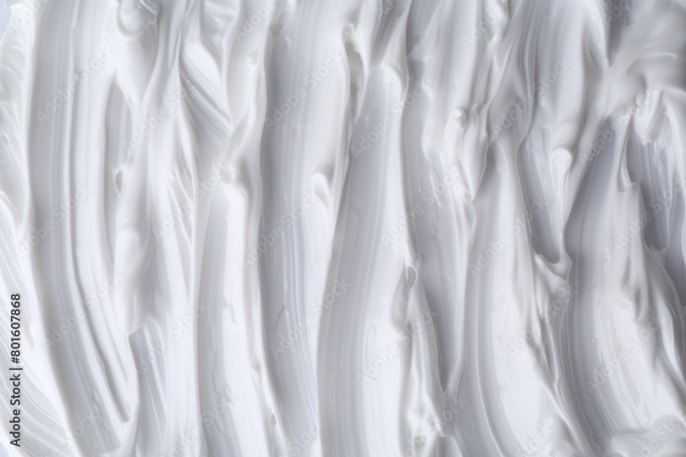 Obraz premium Texture of body care cream as background, top view