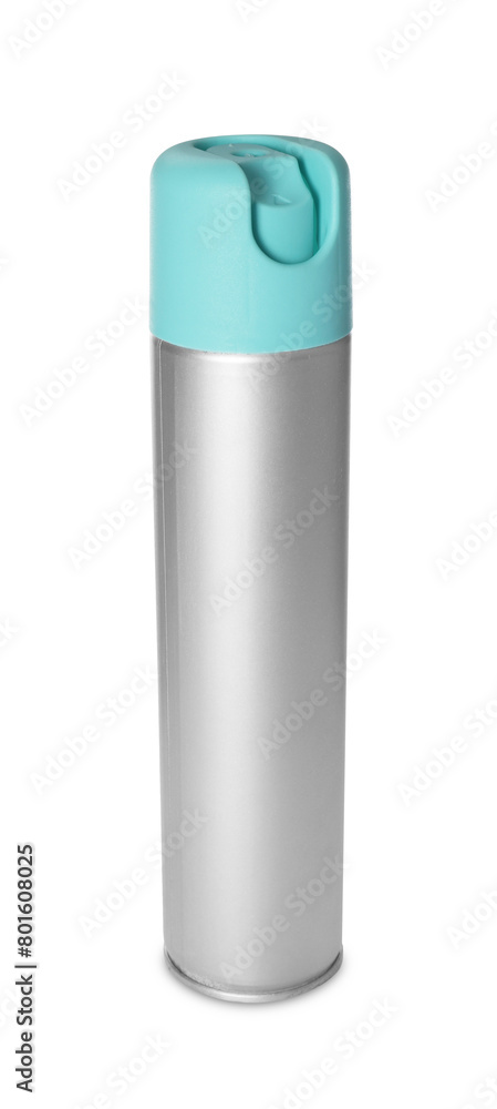 Bottle of air freshener isolated on white Bottle of air freshener isolated on white