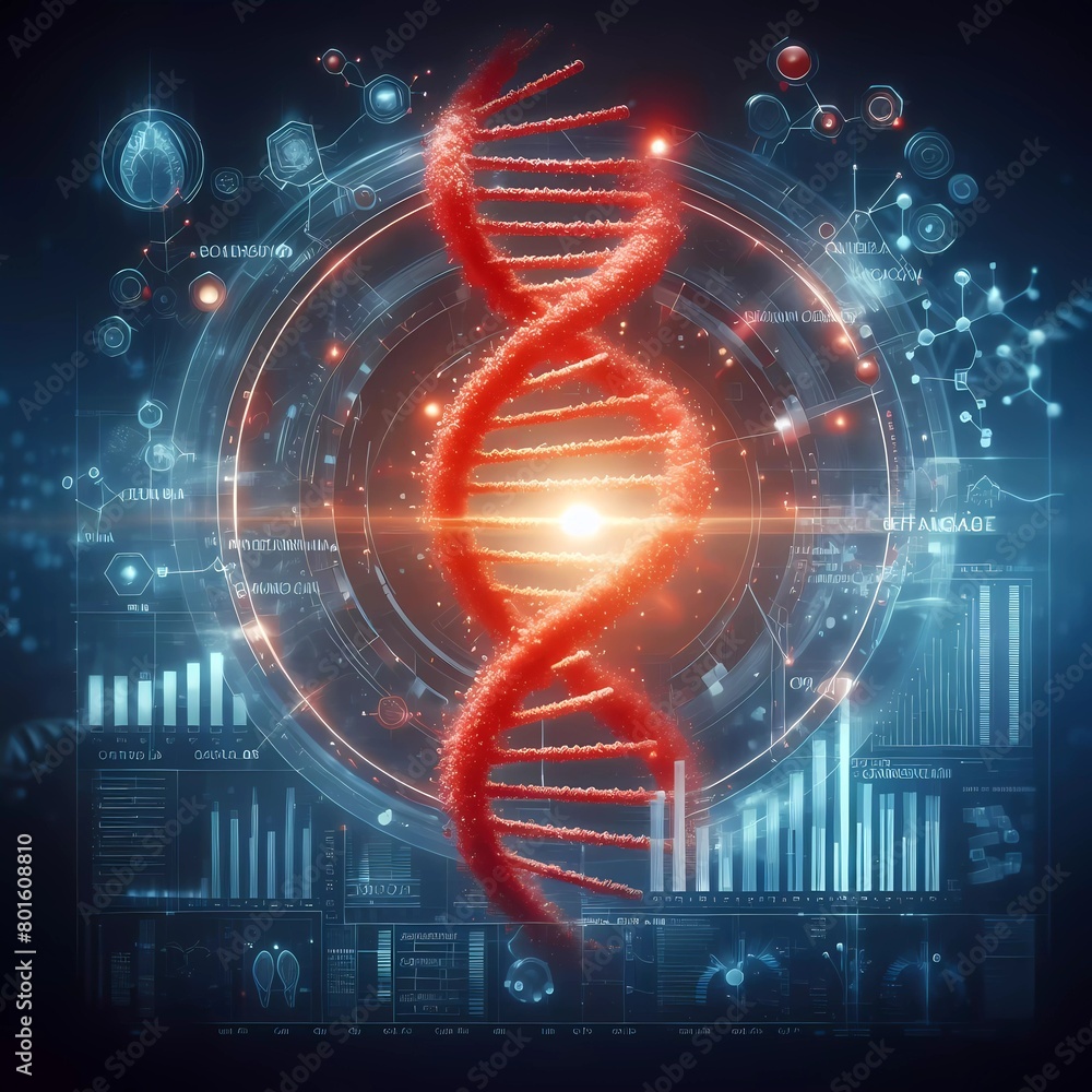 Fototapeta premium DNA Strang