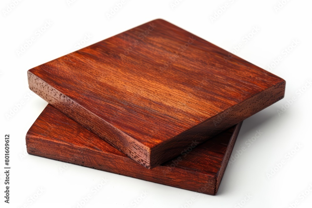 A wooden table with a dark brown stain. A wooden table with a dark brown stain.