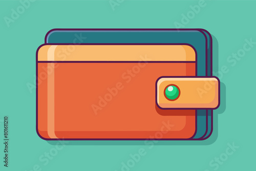 A minimalist wallet made from a single piece of durable, weatherproof material.