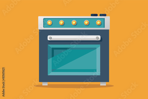 A minimalist oven with a touch-sensitive control panel and intuitive settings.