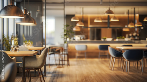 Close-up view: With the soft glow of pendant lights overhead, builders focus intently on renovating modern, bright apartments, their hands skillfully laying down sleek, hardwood fl