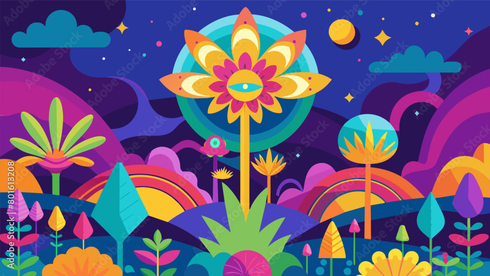 A vibrant colorful garden bursting with life symbolizing the potential for growth and transformation with ketamine therapy.. A vibrant colorful garden bursting with life symbolizing the potential for growth and transformation with ketamine therapy..