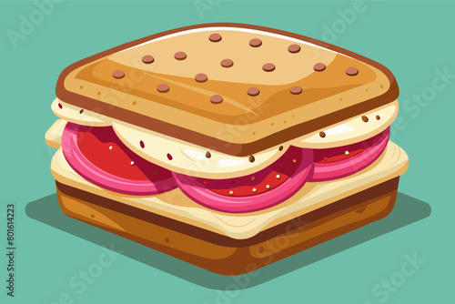 A luxurious ice cream sandwich, made with homemade cookies and premium ice cream