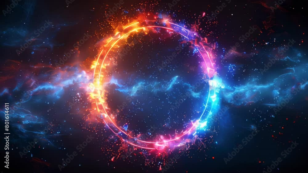 Ring of Fire Amidst a Galaxy of Stars Ring of Fire Amidst a Galaxy of Stars