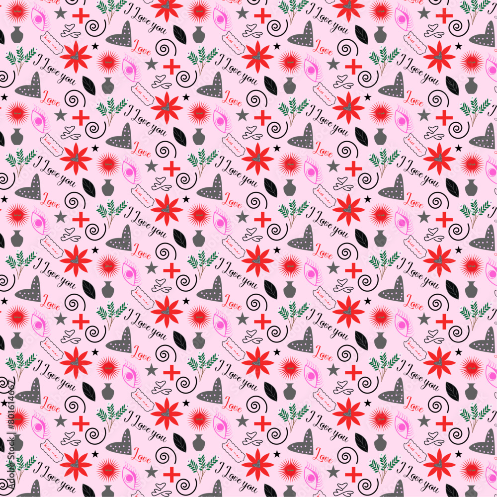love elements and flower with sun and leaf with eyes love elements and flower with sun and leaf with eyes