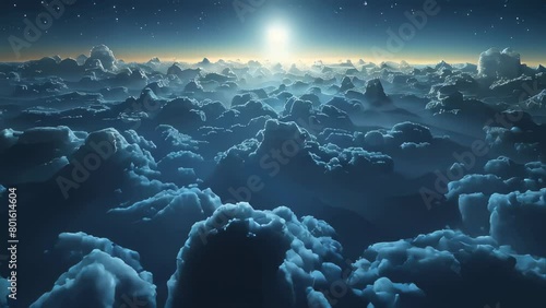 Majestic Sky: A View From Above the Clouds photo