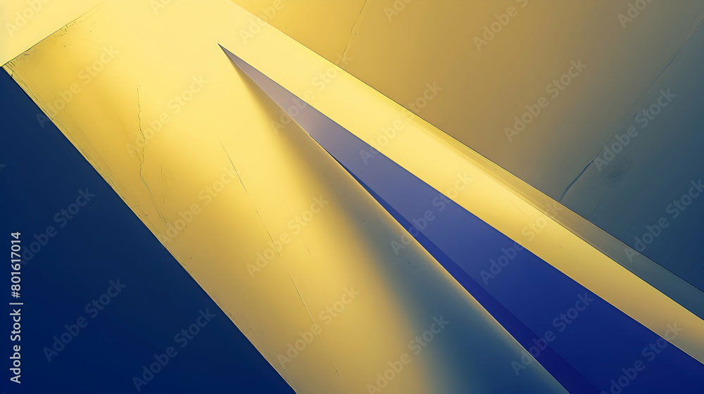 An abstract, high-definition scene with sleek, smooth lines and crisp geometric shapes in a color scheme of lemon yellow and indigo, reminiscent of professional HD photography An abstract, high-definition scene with sleek, smooth lines and crisp geometric shapes in a color scheme of lemon yellow and indigo, reminiscent of professional HD photography