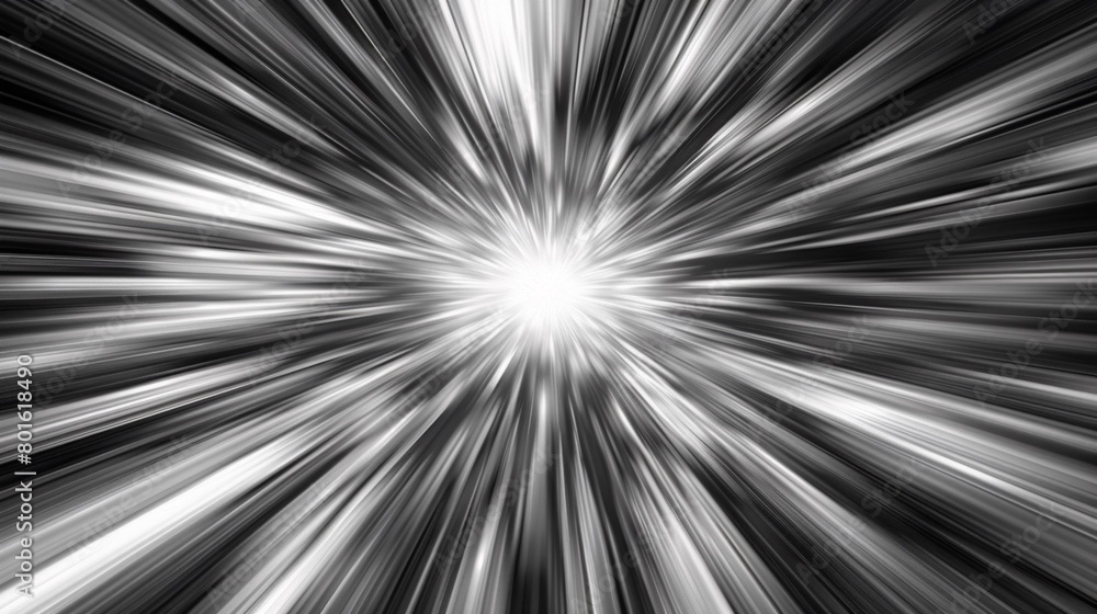 A black and white photo of a star burst, AI A black and white photo of a star burst, AI