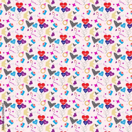 Valentines day pattern collection