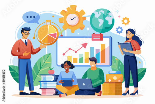Teaching a financial literacy workshop