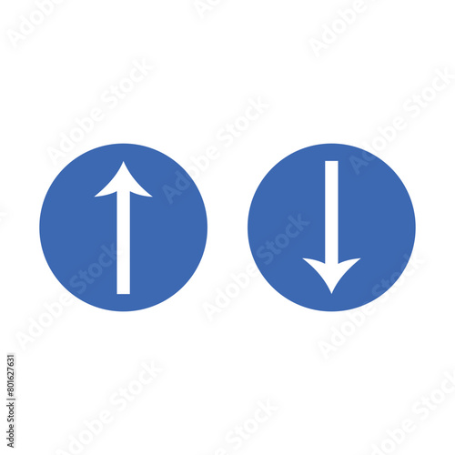 Free Download Swipe up-down arrow icon vector isolated on circle line background. filled flat sign, solid pictogram isolated on white background. Exchange symbol, logo. Vector illustration. Eps file 59. - GFXLoad