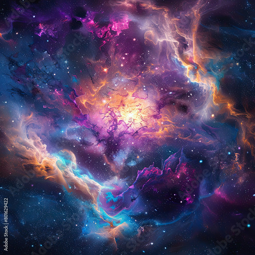 Eternal Cosmos Sempiternal Galaxy Nebula © Digital