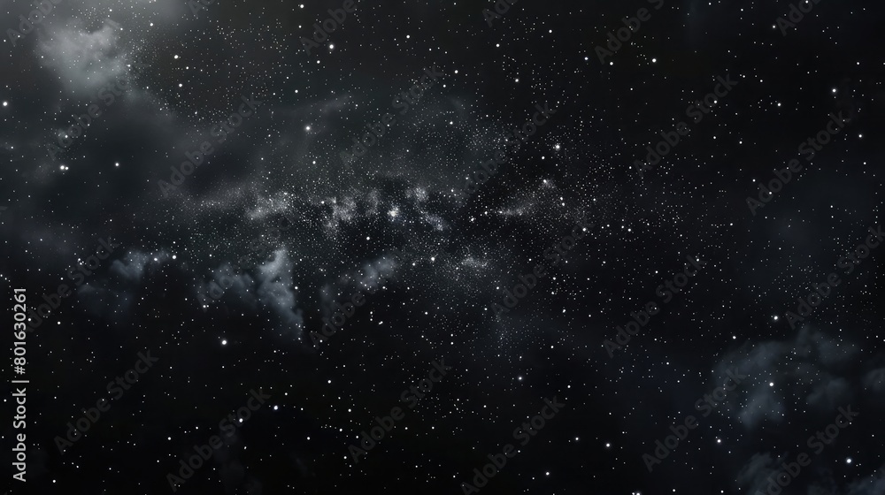night sky with stars. Generative AI