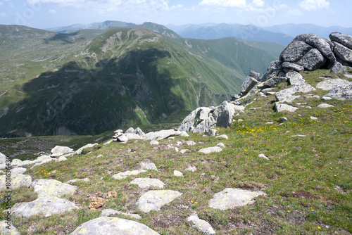 Landscape of Rila Mountain near Kalin peaks, Bulgaria photo