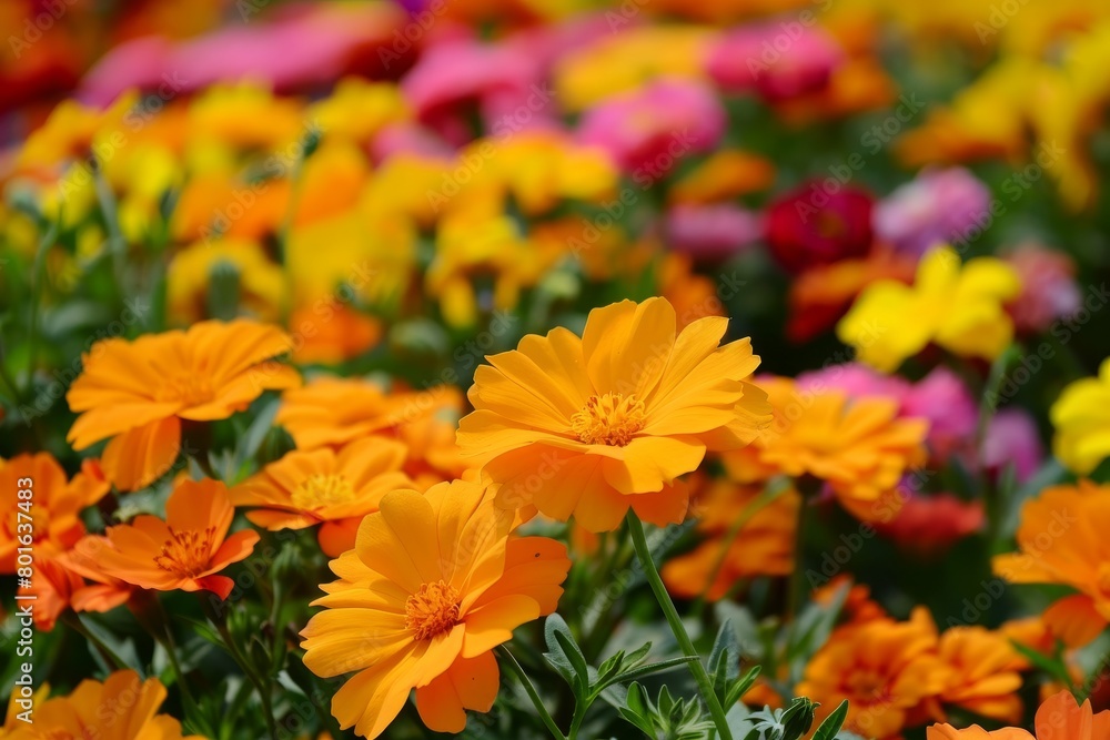 Vibrant Floral Garden