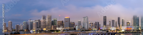 Miami harbor during early morning