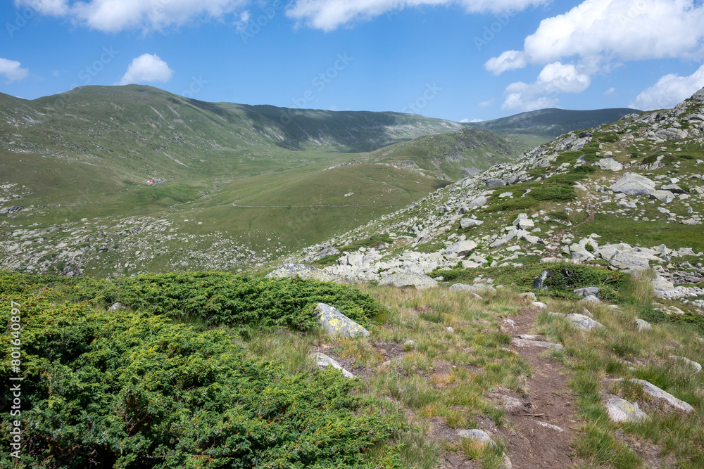 Fototapeta premium Landscape of Rila Mountain near Kalin peaks, Bulgaria