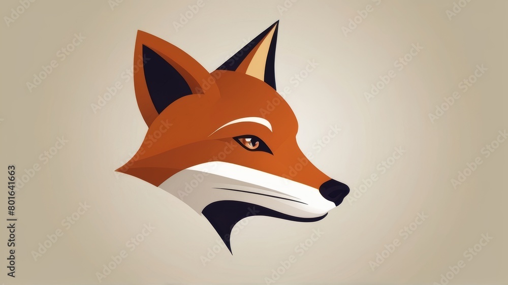 Fox illustration for logo