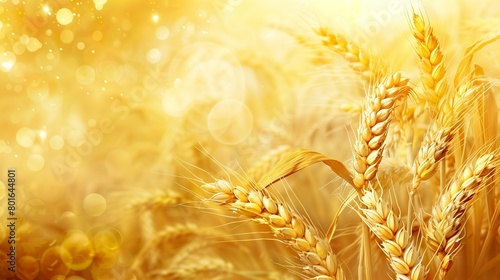 A wheat ears abstract background