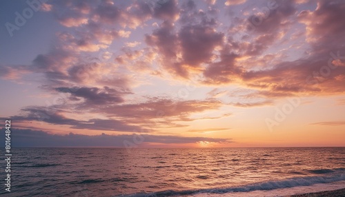 sunset sky over the sea © Susan