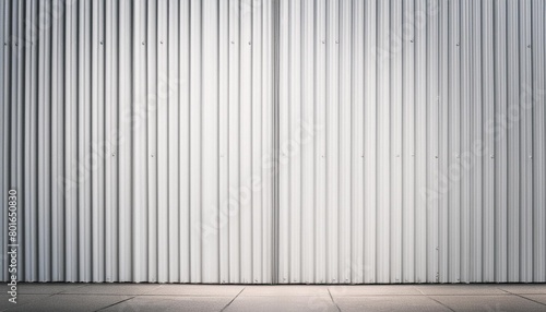 white corrugated metal luxury background and texture