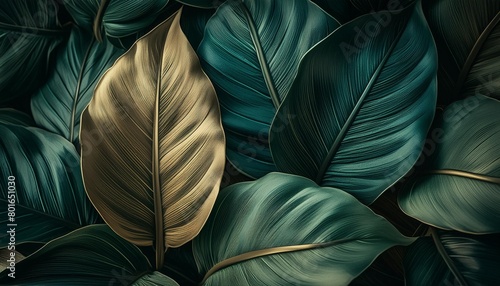 nature pattern in luxury style generative ai
