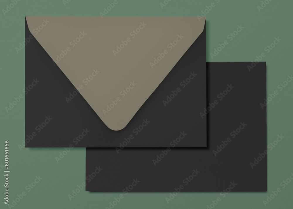 Green envelope, corporate identity design