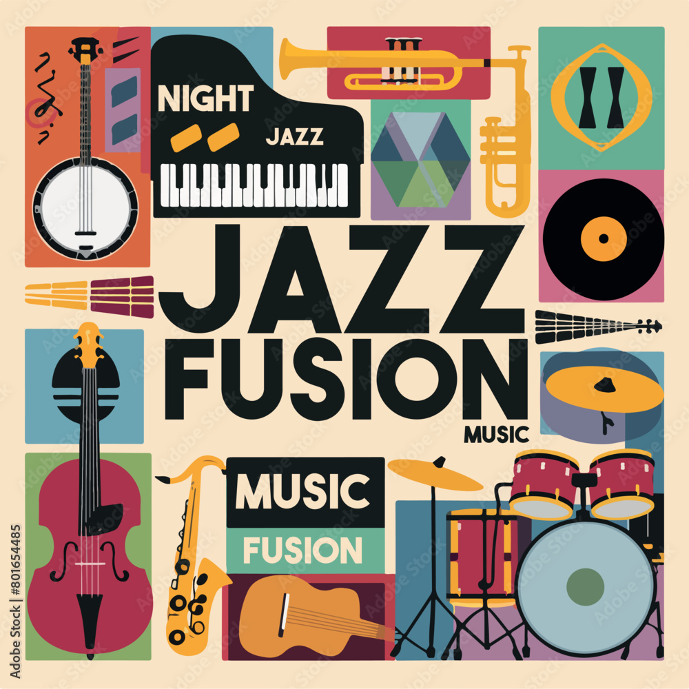 Obraz premium Music illustrations