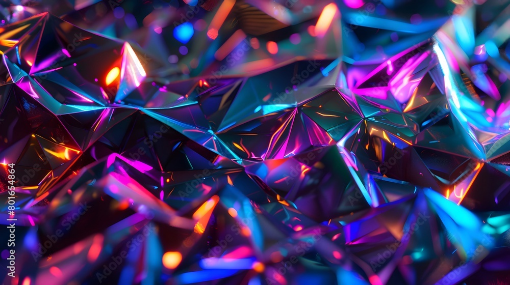 Modern 3D backdrop with moving holographic neon geometrical wavy pattern—a blend of technology and art. Perfect for backgrounds, banners, wallpapers, posters, and covers. Modern 3D backdrop with moving holographic neon geometrical wavy pattern—a blend of technology and art. Perfect for backgrounds, banners, wallpapers, posters, and covers.