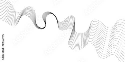 Abstract wave line. business and technolog background stripe design