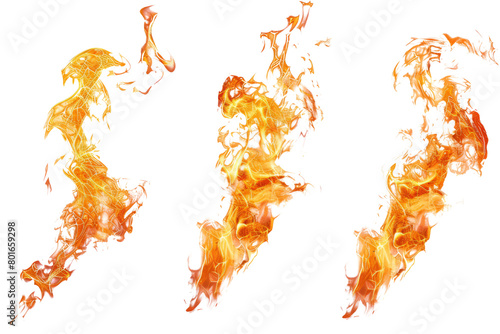 Wallpaper Mural A cluster of red flames on a transparent background. Torontodigital.ca