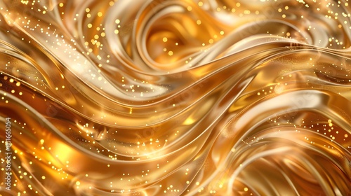 Golden Abstract Pattern 
