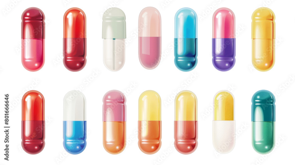 Obraz premium Colourful pills