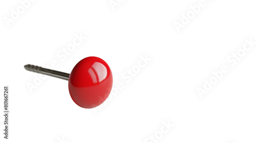 Red push pin