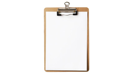 Blank clipboard clip board