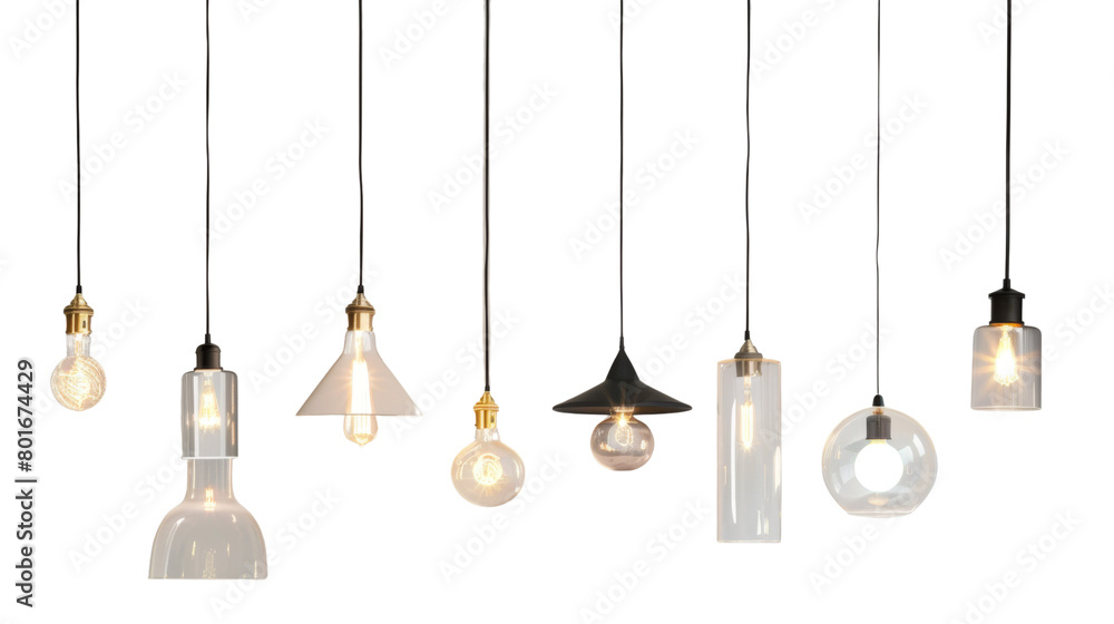 Hanging and floor lamps set collection Hanging and floor lamps set collection