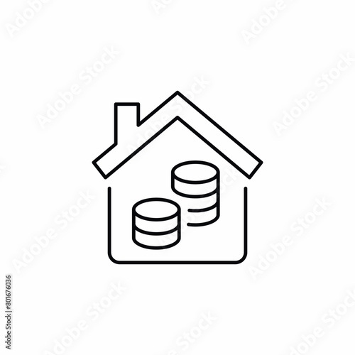 money price estate home finance icon