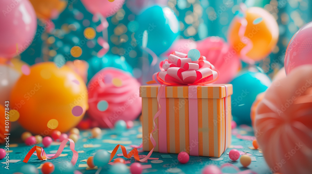 Some colorful birthday gifts 