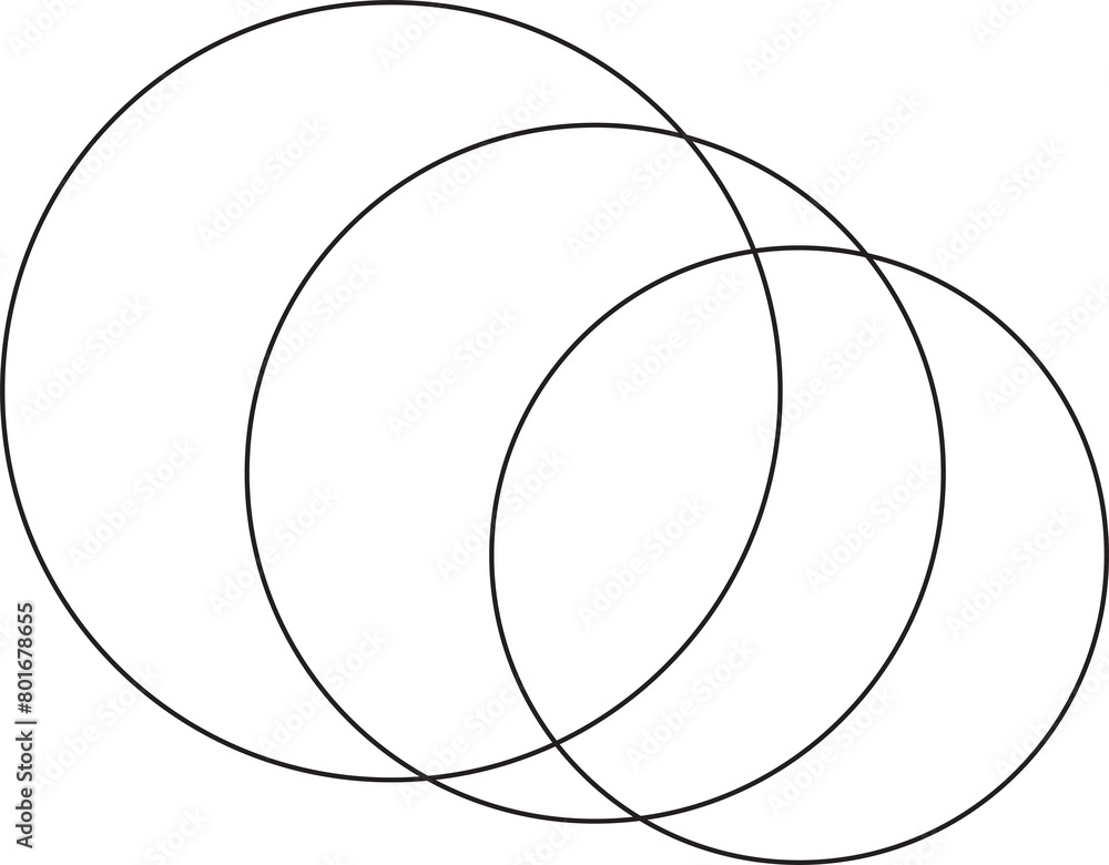 Circle blending line modern shapes, graphics of sound wave Circle blending line modern shapes, graphics of sound wave