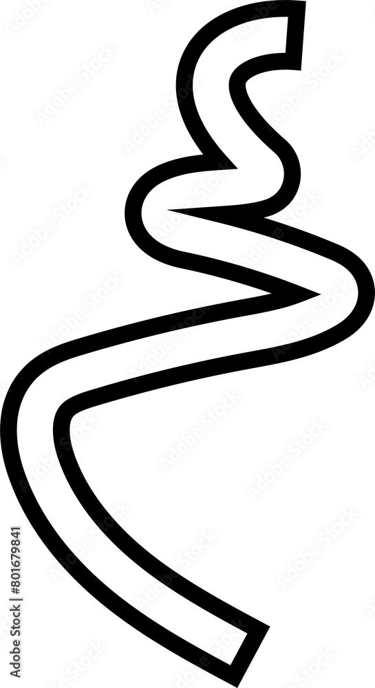 Lines bold curved. Design elements Lines bold curved. Design elements