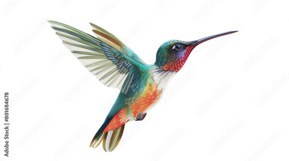 Hummingbird in Flight